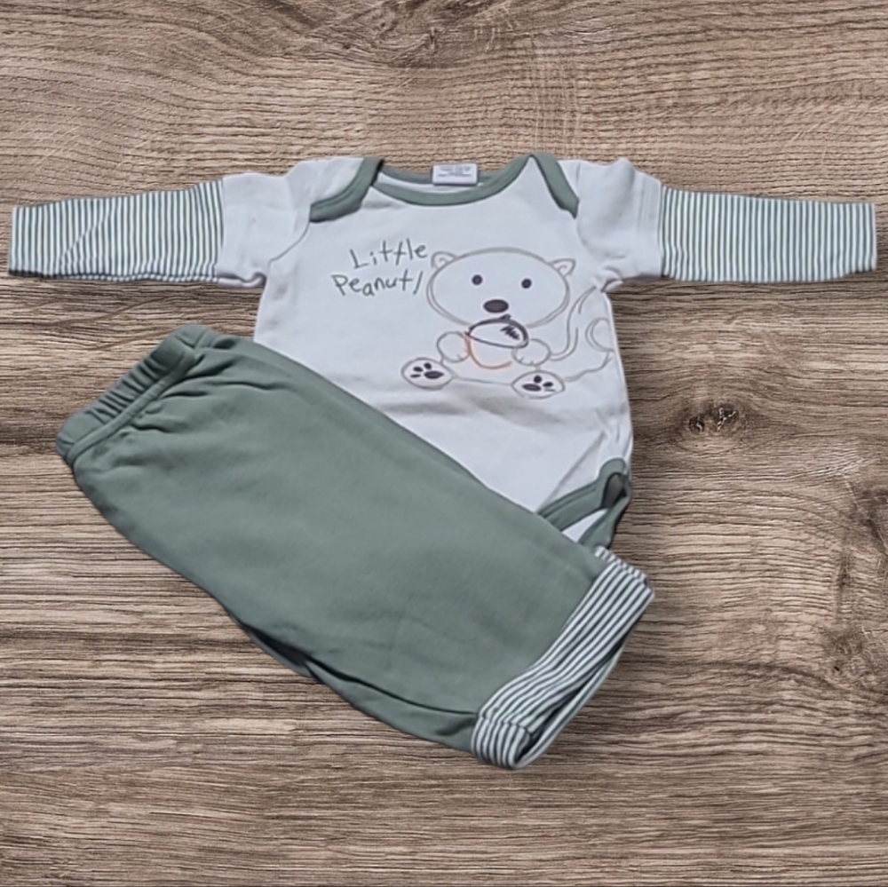 BABY BOY'S STARTING OUT SQUIRREL OUTFIT